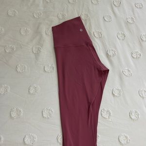 Pink lulu leggings